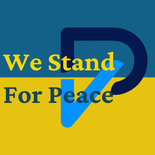 A People's Choice logo with text that says "We stand for Peace".
